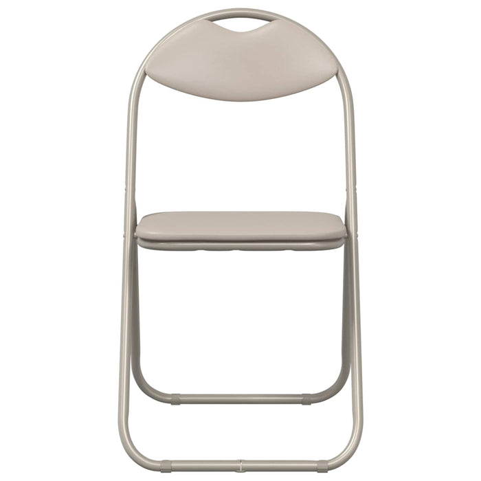 Scaun de luat masa pliabil 8 pcs Nisipiu 48 x 43,5 x 81 cm - WALTI WALTI