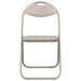 Scaun de luat masa pliabil 8 pcs Nisipiu 48 x 43,5 x 81 cm - WALTI WALTI