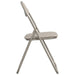 Scaun de luat masa pliabil 8 pcs Nisipiu 48 x 43,5 x 81 cm - WALTI WALTI