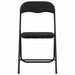 Scaun pliant 8 pcs Negru 48 x 44 x 78 cm Catifea - WALTI WALTI