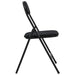 Scaun pliant 8 pcs Negru 48 x 44 x 78 cm Catifea - WALTI WALTI
