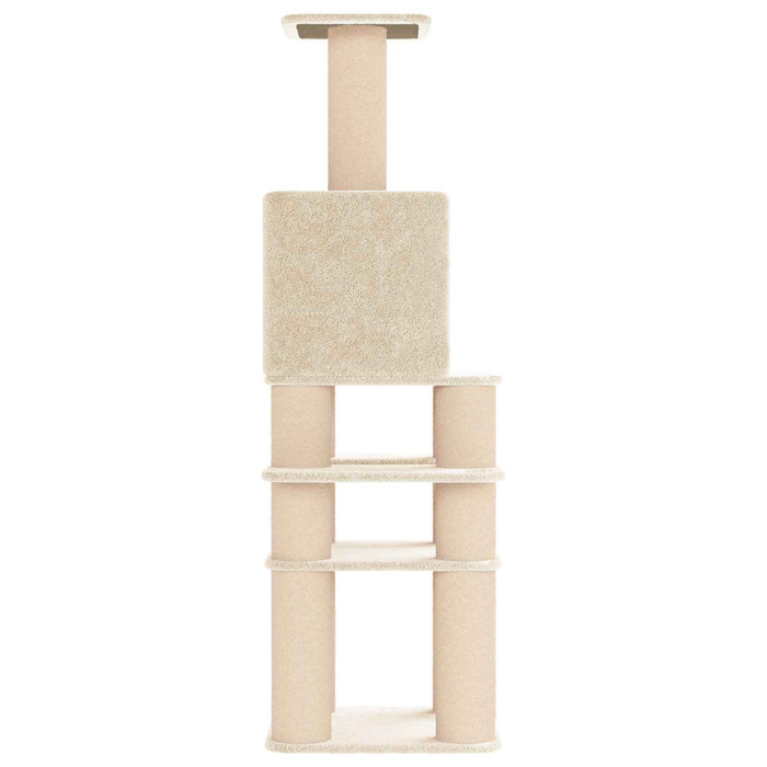 Copac pentru pisici cu stâlpi de zgâriere din sisal Crem 180 cm WALTI