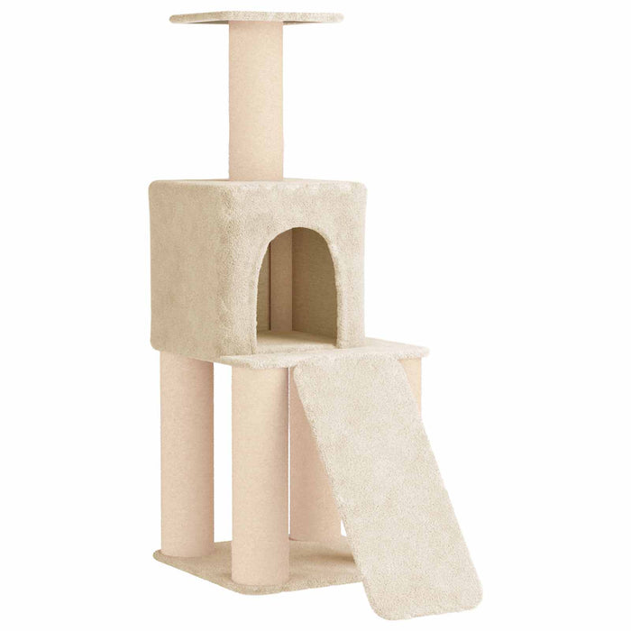 Copac pentru pisici cu stâlpi de zgâriere din sisal Crem 146 cm WALTI
