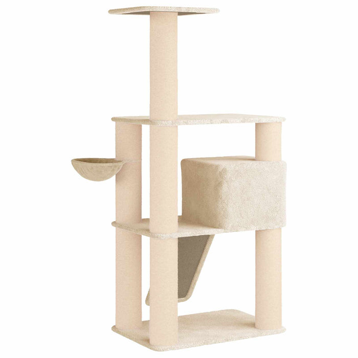 Copac pentru pisici cu stâlpi de zgâriere din sisal Crem 173 cm WALTI