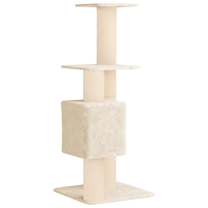 Copac pentru pisici cu stâlpi de zgâriere din sisal Crem 137 cm WALTI
