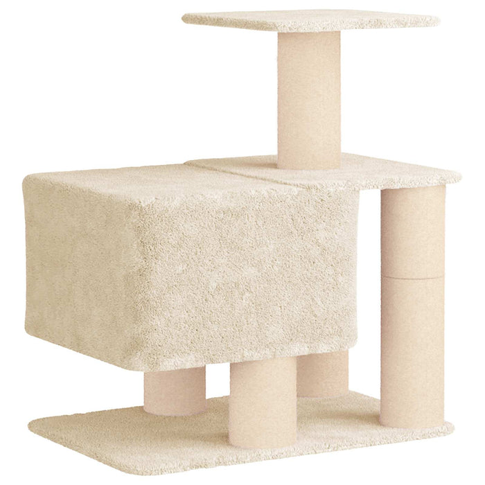 Copac pentru pisici cu stâlpi de zgâriere din sisal Crem 96 cm WALTI