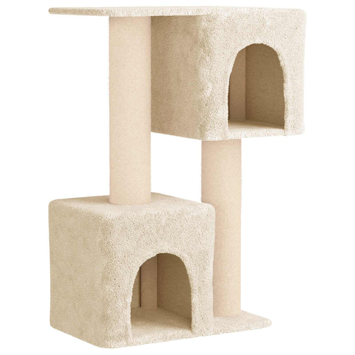 Copac pentru pisici cu stâlpi de zgâriere din sisal Crem 114 cm WALTI