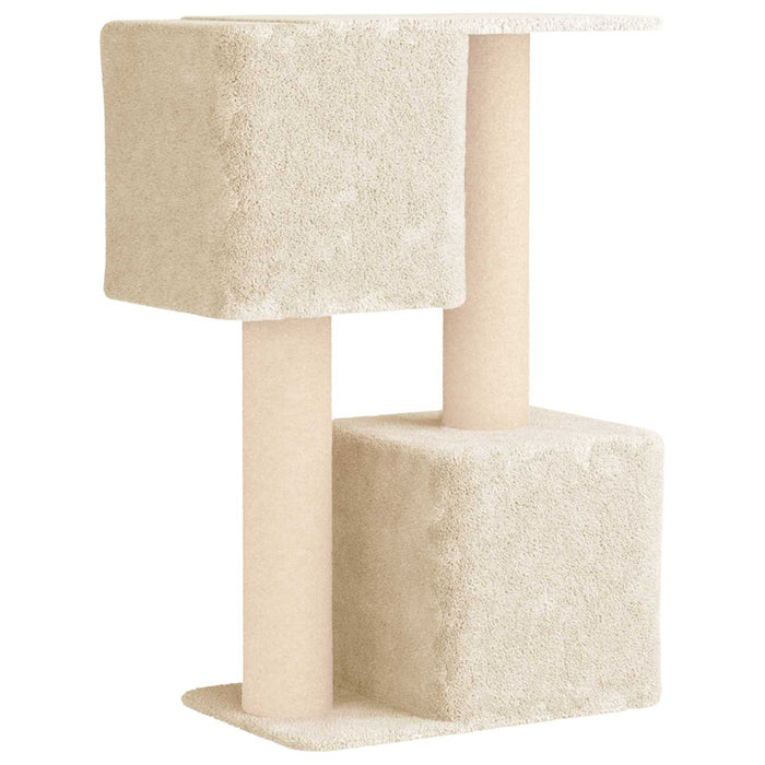 Copac pentru pisici cu stâlpi de zgâriere din sisal Crem 114 cm WALTI