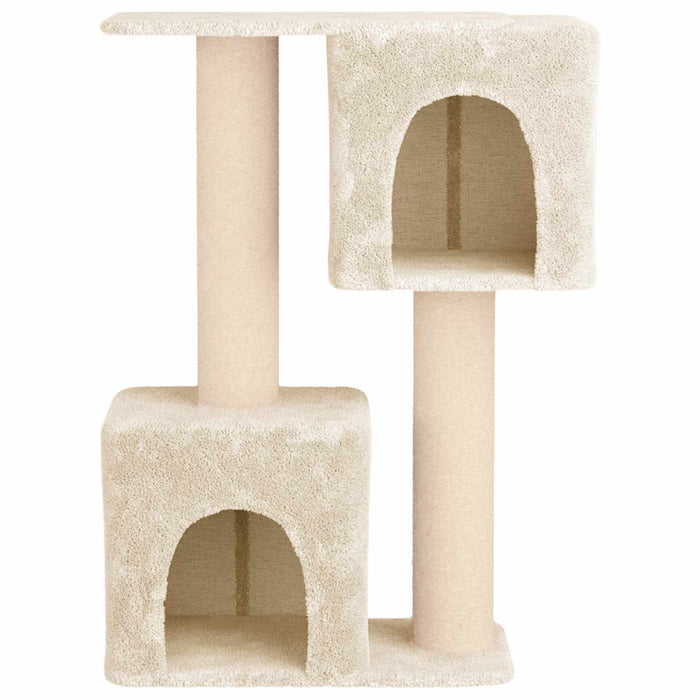 Copac pentru pisici cu stâlpi de zgâriere din sisal Crem 114 cm WALTI