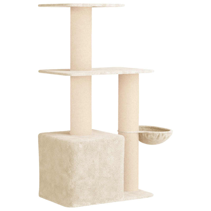 Copac pentru pisici cu stâlpi de zgâriere din sisal Crem 133 cm WALTI