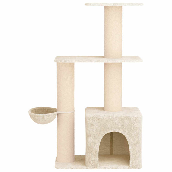 Copac pentru pisici cu stâlpi de zgâriere din sisal Crem 133 cm WALTI