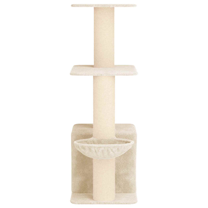 Copac pentru pisici cu stâlpi de zgâriere din sisal Crem 133 cm WALTI