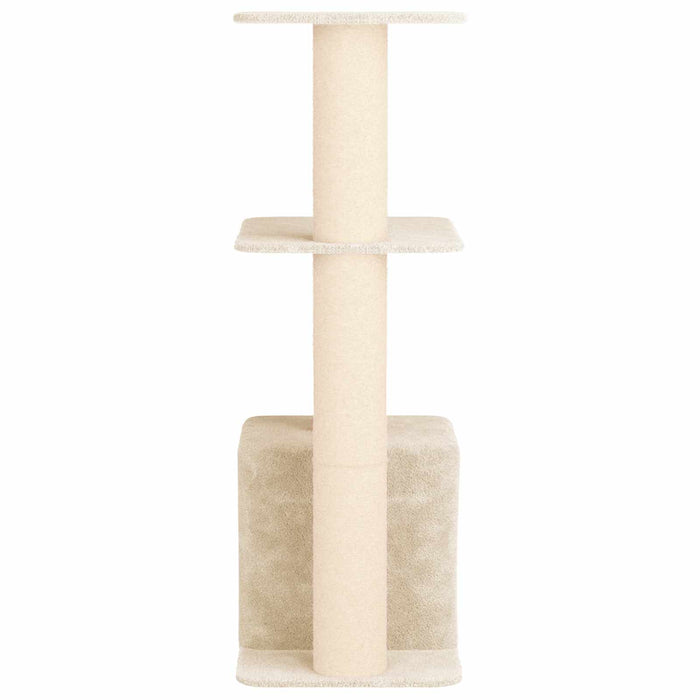 Copac pentru pisici cu stâlpi de zgâriere din sisal Crem 133 cm WALTI