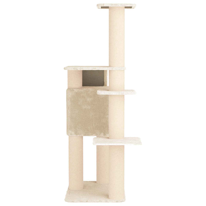 Copac pentru pisici cu stâlpi de zgâriere din sisal Crem 183 cm WALTI