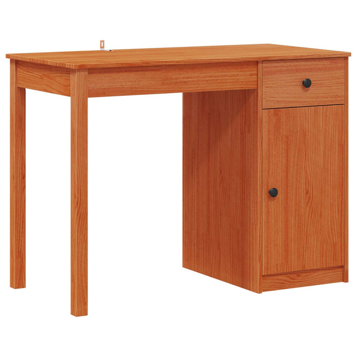 Birou cu sertar Maro Ceară 100 x 50 x 74 cm Lemn masiv de pin - WALTI WALTI