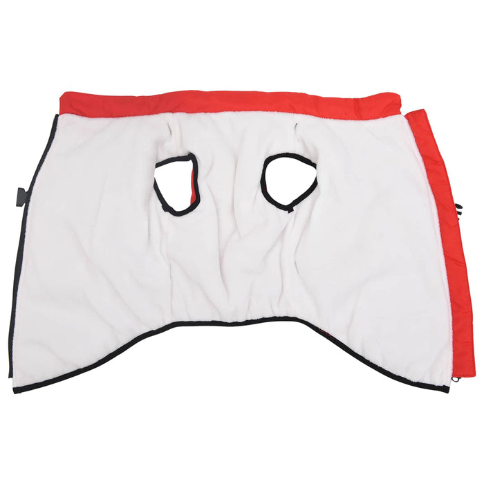 Haina pentru Câini cu ham Roșu 6XL Fleece și poliester - WALTI WALTI