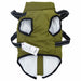 Haina pentru Câini cu ham Verde Army M Fleece și poliester - WALTI WALTI