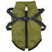 Haina pentru Câini cu ham Verde Army L Fleece și poliester - WALTI WALTI