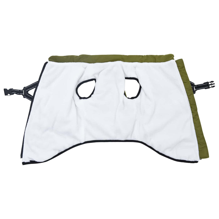 Haina pentru Câini Verde Army L44 Fleece și poliester WALTI