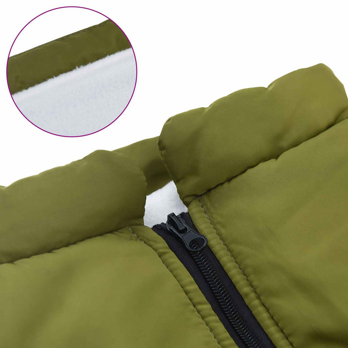 Haina pentru Câini Verde Army L68 Fleece și poliester - WALTI WALTI