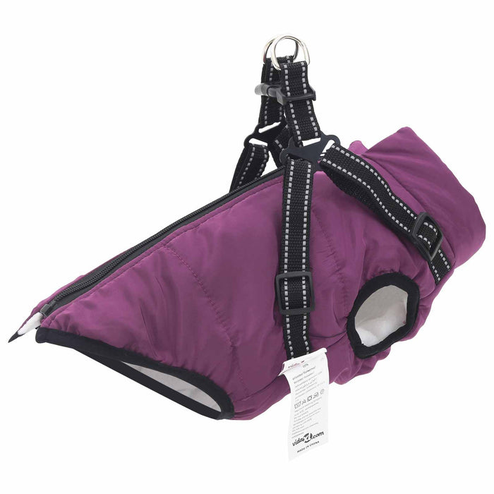 Haina pentru Câini cu ham Violet 2XL Fleece și poliester - WALTI WALTI