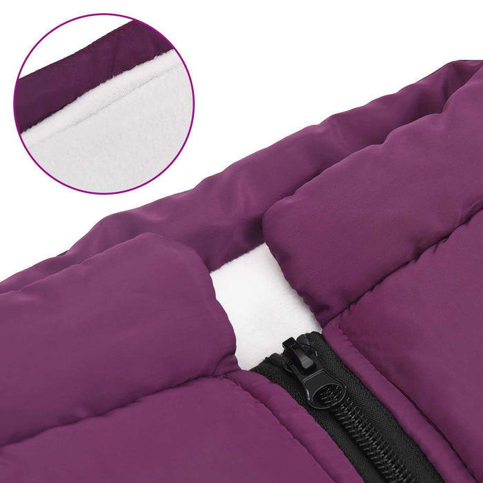 Haina pentru Câini cu ham Violet 3XL Fleece și poliester - WALTI WALTI