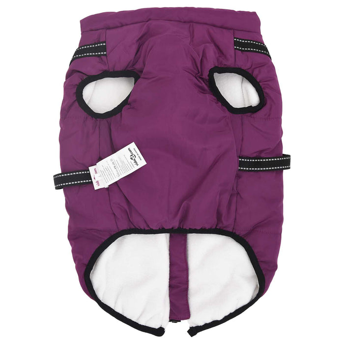 Haina pentru Câini cu ham Violet 4XL Fleece și poliester - WALTI WALTI