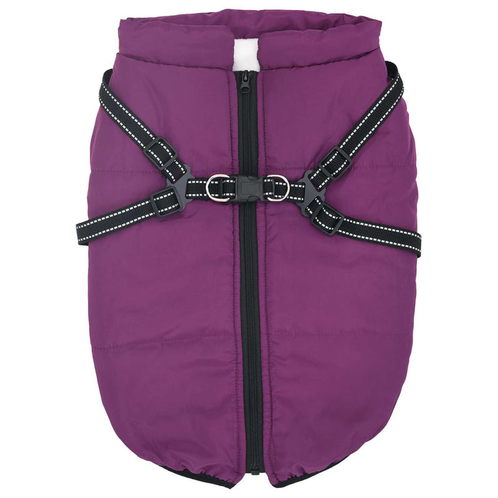 Haina pentru Câini cu ham Violet 5XL Fleece și poliester - WALTI WALTI