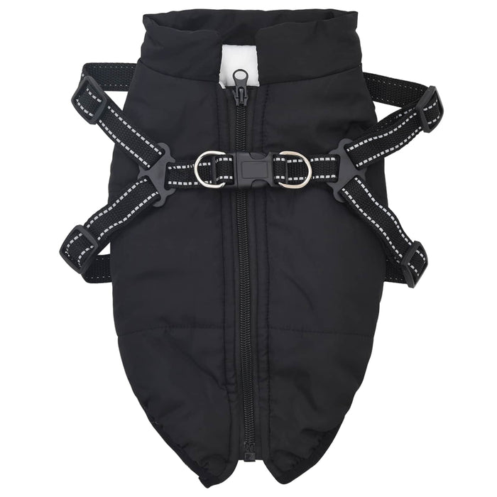 Haina pentru Câini cu ham Negru S Fleece și poliester - WALTI WALTI