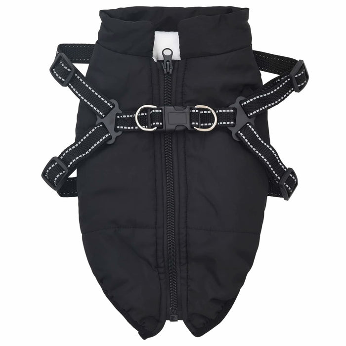 Haina pentru Câini cu ham Negru L Fleece și poliester - WALTI WALTI