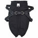 Haina pentru Câini cu ham Negru L Fleece și poliester - WALTI WALTI