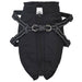 Haina pentru Câini cu ham Negru 2XL Fleece și poliester - WALTI WALTI
