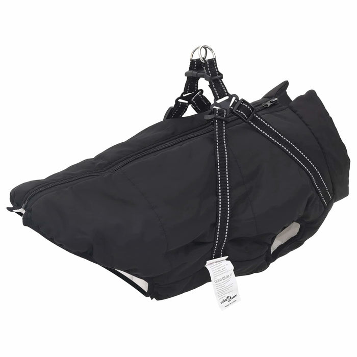 Haina pentru Câini cu ham Negru 3XL Fleece și poliester - WALTI WALTI