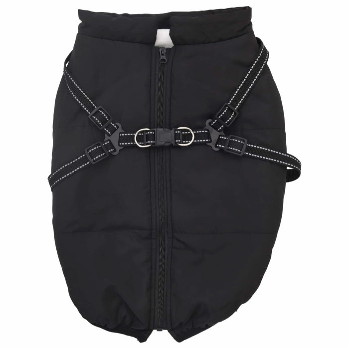 Haina pentru Câini cu ham Negru 3XL Fleece și poliester - WALTI WALTI