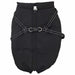 Haina pentru Câini cu ham Negru 3XL Fleece și poliester - WALTI WALTI
