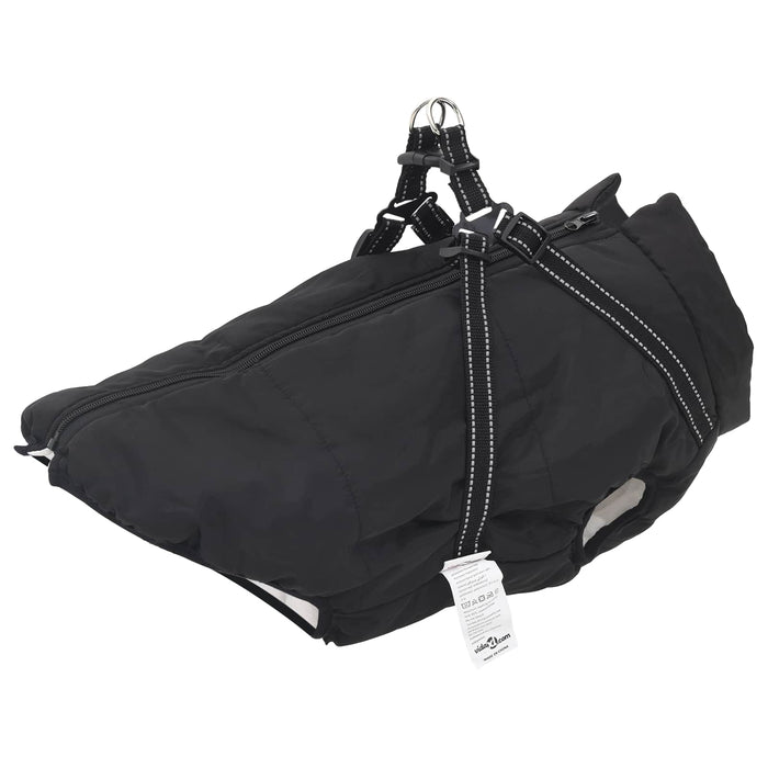 Haina pentru Câini cu ham Negru 4XL Fleece și poliester - WALTI WALTI