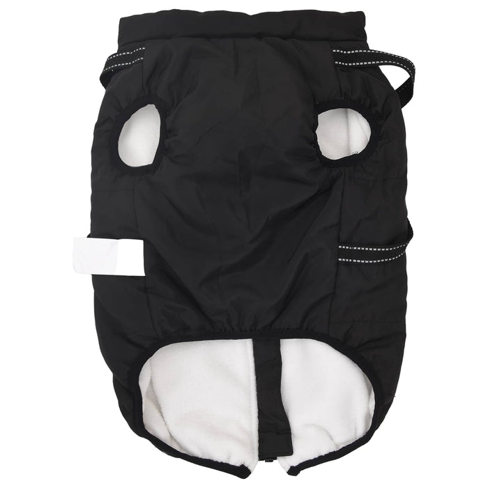 Haina pentru Câini cu ham Negru 4XL Fleece și poliester - WALTI WALTI