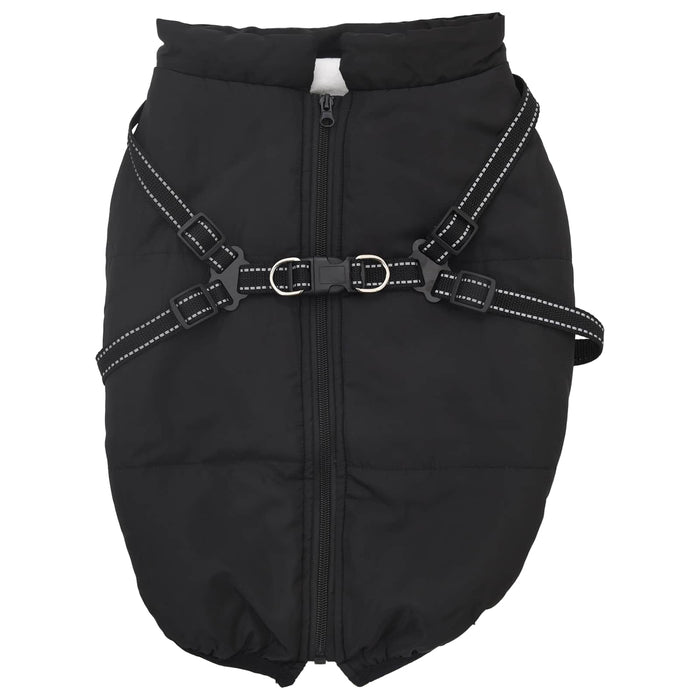 Haina pentru Câini cu ham Negru 4XL Fleece și poliester - WALTI WALTI