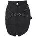Haina pentru Câini cu ham Negru 4XL Fleece și poliester - WALTI WALTI