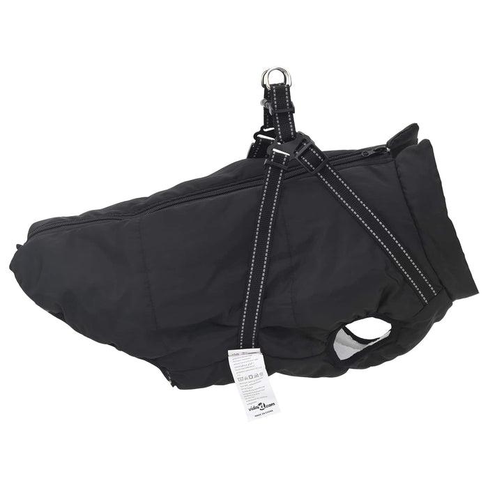 Haina pentru Câini cu ham Negru 4XL Fleece și poliester - WALTI WALTI