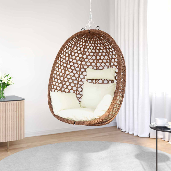 Scaun suspendat tip ou fără suport poliratan 92 x 57,5 x 110 cm - WALTI WALTI
