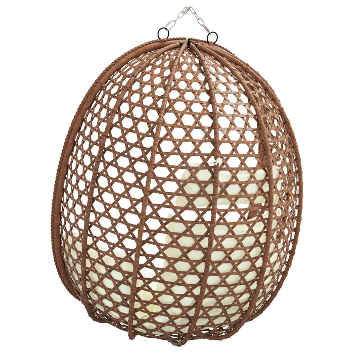 Scaun suspendat tip ou fără suport poliratan 92 x 57,5 x 110 cm - WALTI WALTI