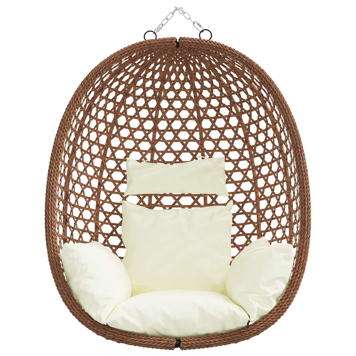 Scaun suspendat tip ou fără suport poliratan 92 x 57,5 x 110 cm - WALTI WALTI