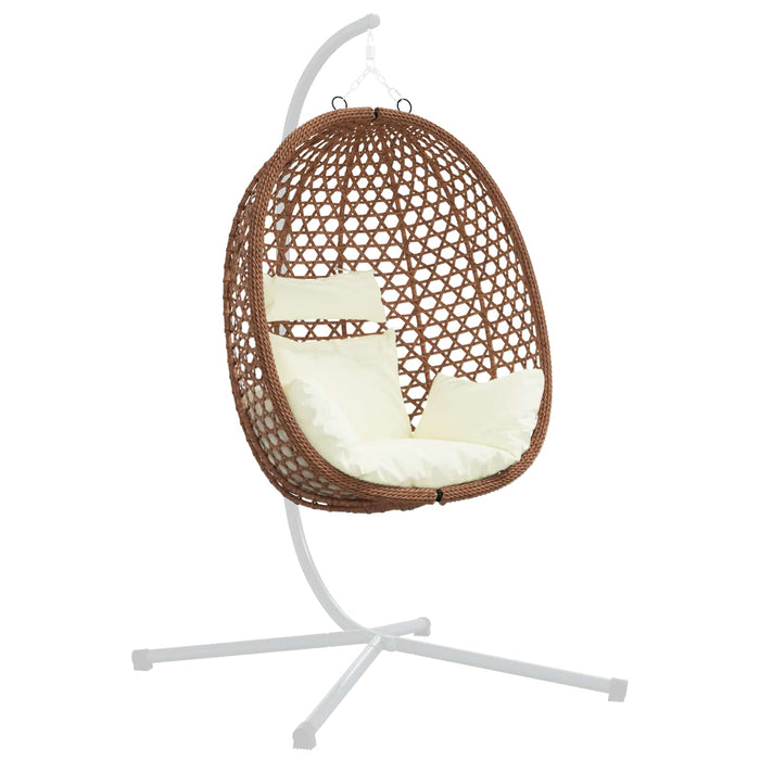 Scaun suspendat tip ou fără suport poliratan 92 x 57,5 x 110 cm - WALTI WALTI