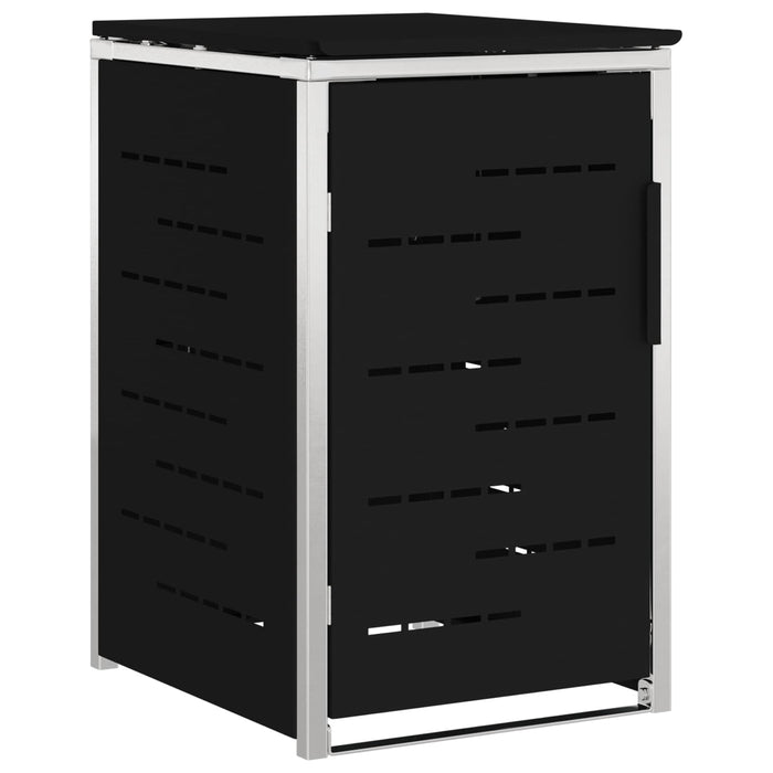 Depozitare pentru Containere cu Roți Negru WALTI