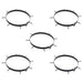 Pince pentru aerator cu vârfuri 5 pcs Negru Ø 320 mm Fier - WALTI WALTI