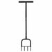 Unealtă aerator pentru gazon Negru 95 x 27 cm Plastic - WALTI WALTI