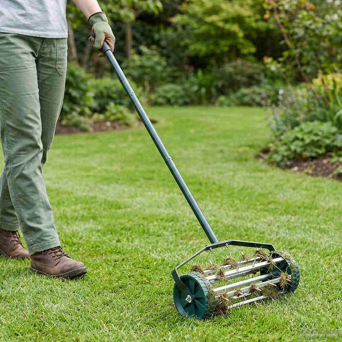 Rola de gazon trasă cu cleme pentru aerator Verde 127,5 x 44 cm - WALTI WALTI