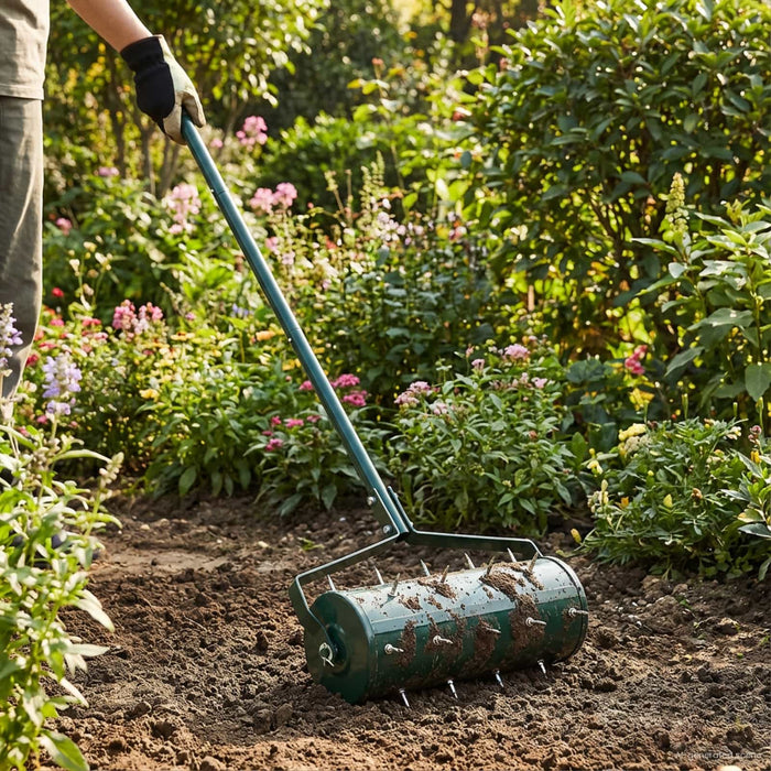 Rola de gazon trasă cu cleme pentru aerator Verde 128 x 38 cm - WALTI WALTI