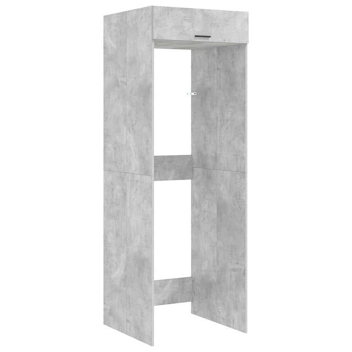 Dulap pentru mașina de spălat cu ușă Beton 67,5 x 68 x 200 cm - WALTI WALTI